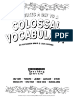 15 Minutes a Day to Colossal Vocabulary