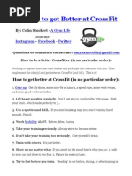 50 Tips to Become Better at Crossfit
