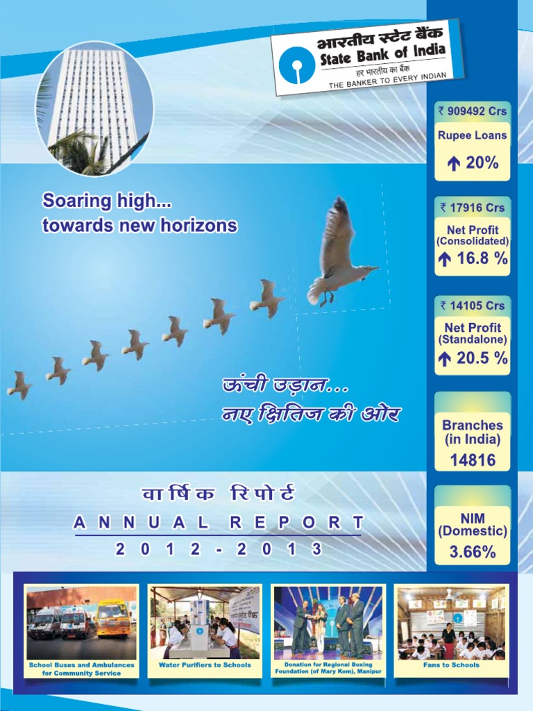 Sbi Annual Report 2012 13 PDF Reserve Bank Of India Banks