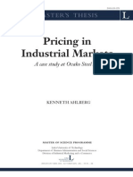 Pricing in Industrial Markets - OVACO
