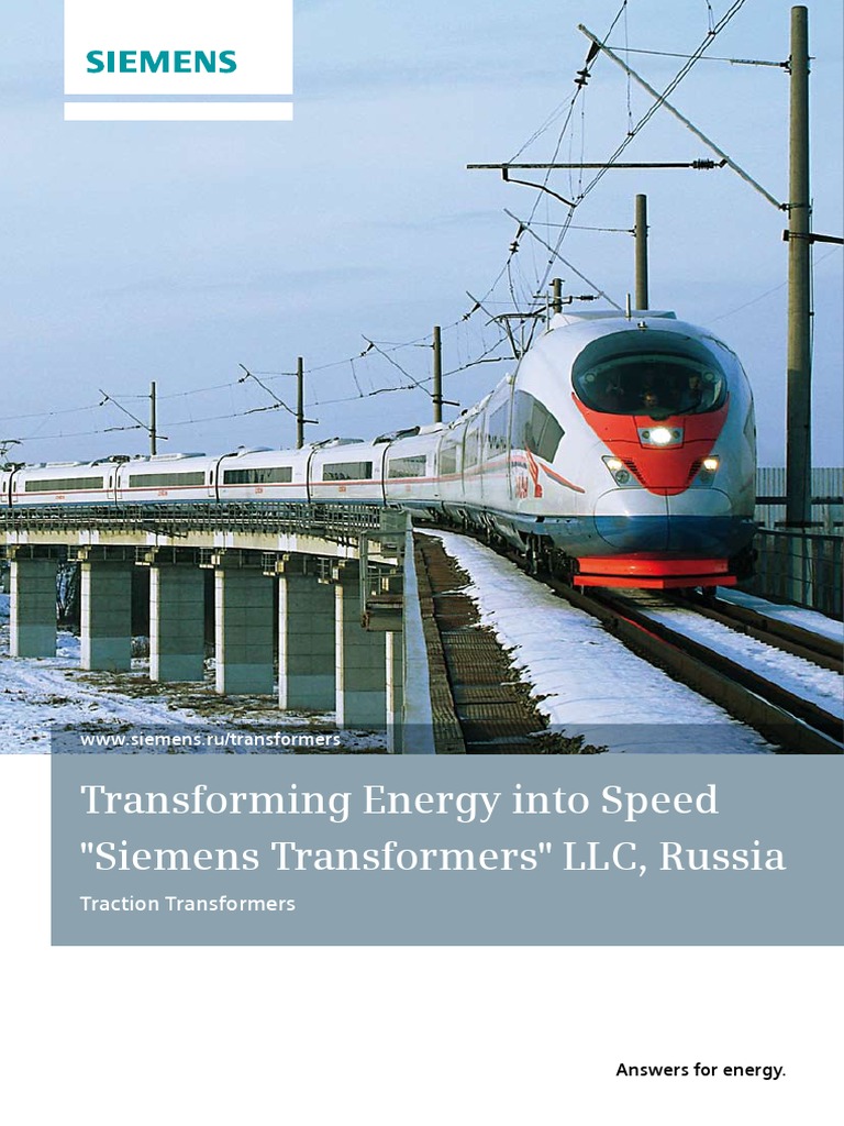 Siemens Traction Transformers in Russia | PDF | Siemens | Transformer
