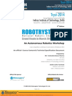 Autonomous Robotics Workshop Technical Specification Document
