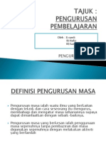 pengurusan pembelajaran