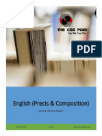 English (Precis & Composition) Solved CSS Papers