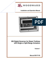 85017v1b - Manual-Woodward Governor 505 PDF