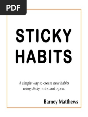 Sticky Habits