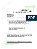 Pokok Bahasan 4 Basis Data Dan Sistem Basis Data