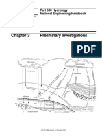 Preliminary Investigations: Part 630 Hydrology National Engineering Handbook
