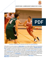 Previa Meridiano Baloncesto Baza - Almería Basket 18-01-2014 18.30h