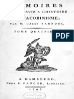 Abbé Barruel - Mémoires Pour Servir À L'histoire Du Jacobinisme. Tome IV