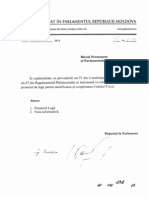 Proiectul Legii Cu Privire La Modificarea Și Completarea Codului Fiscal