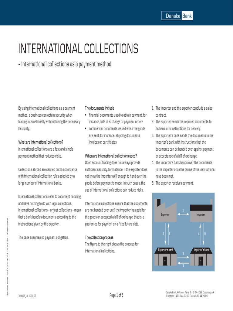 International Collections | PDF | Negotiable Instrument | Payments