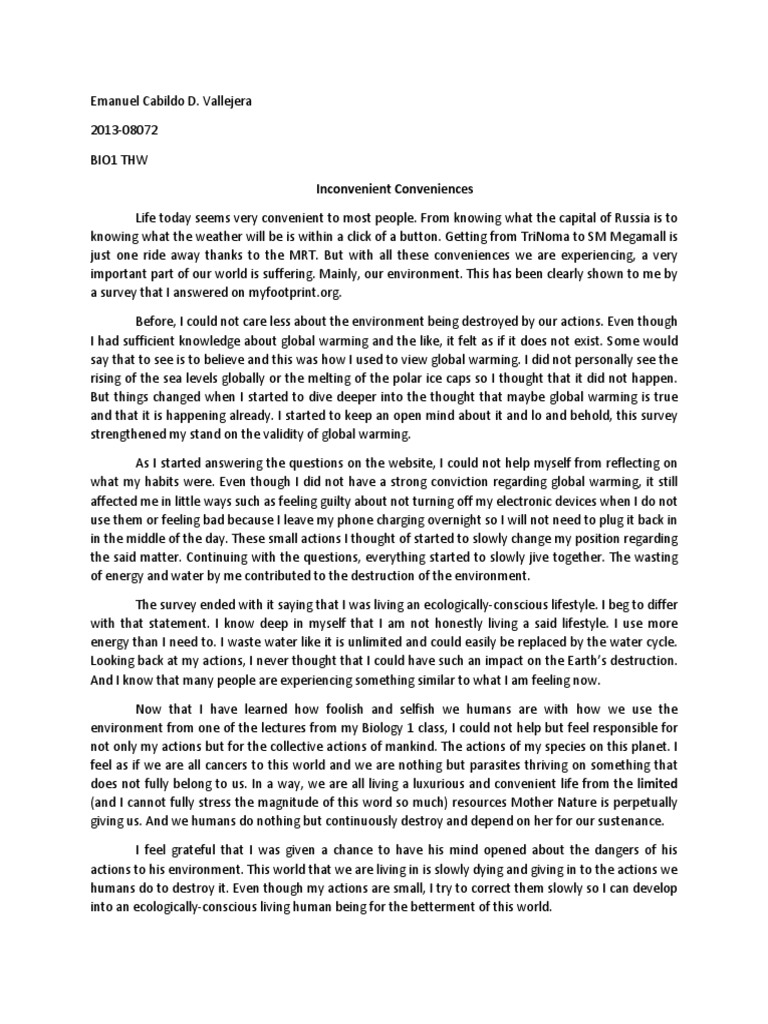 Self-reflection in nature picture