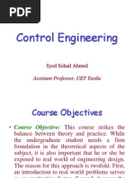 Control Engineering: Assistant Professor, UET Taxila