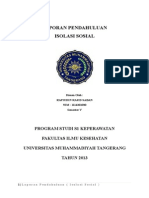 Laporan Pendahuluan 2 Isolasi Sosial Aris