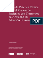 Diagnóstico y tratamiento de los trastornos de ansiedad en atención primaria 2