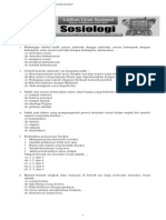 Prediksi Soal Latihan UN SMA-IPS 2012 - Sosiologi (Plus Jawaban)