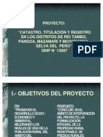 COFOPRI (Proyecto Satipo)