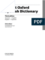 Pocket Oxford Spanish Dictionary: Third Edition