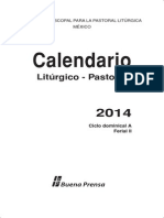 2014 Calendario Mexicano