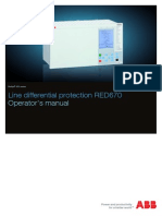 Operator S Manual RED670 1.2