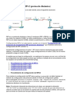 Configuración Del Protocolo de Enrutamiento RIPv2