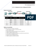 Cableado de Red y Con Figuracion Basica de Router