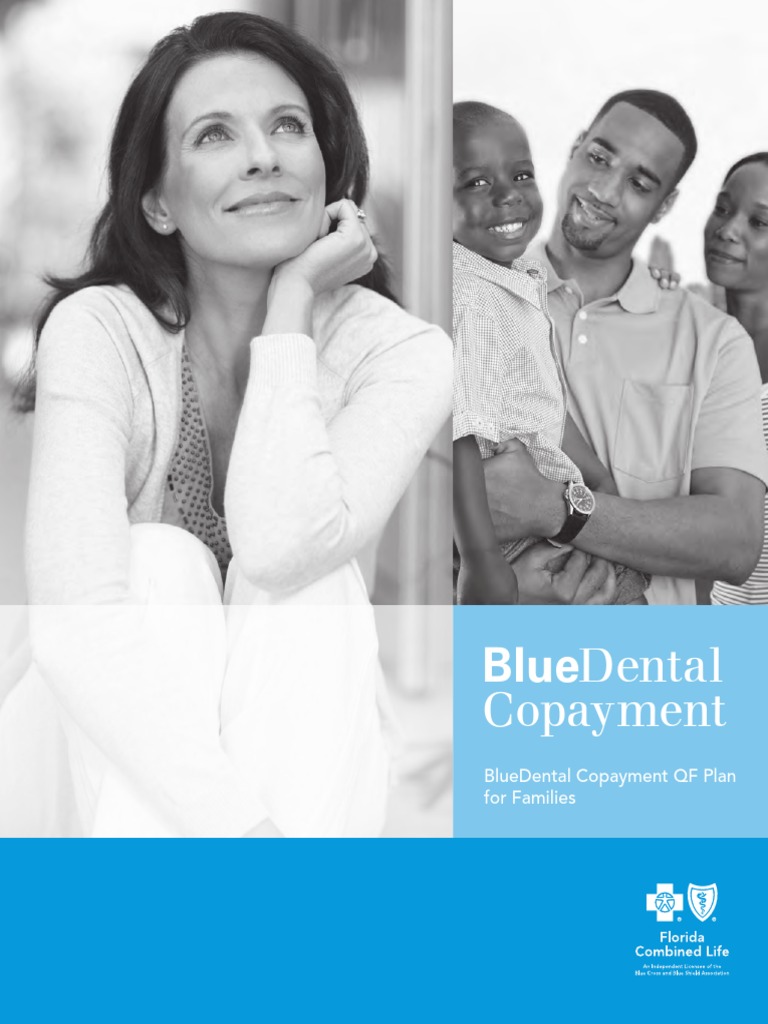 BlueDental Copayment QF Plan Brochure PDF Human Tooth Dentist