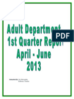 Quarterly Report Summary for Poters Library