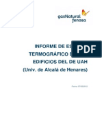 Estudio Termografico Universidad de Alcala