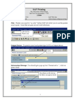 How To Print From SAP