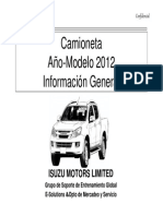 Nueva generación camioneta Isuzu 2012