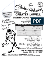 Greater Lowell DekHockey Center 2009 Flyer