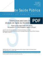 Revista de Saúde Pública: Tuberculose Associada À AIDS: Situação de Região Do Nordeste Brasileiro