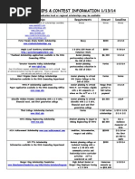 Scholarship Invitation Letter - 2015 | PDF