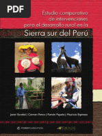 Estudio Comparativo de intervenciones para el desarrollo rural en la sierra del Perú