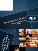 Distincion de Porciones de Alimentos en Cada Etapa de La Vida