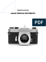 Asahi Pentax Spotmatic Repair Manual
