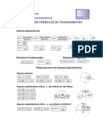 Formulario Trigonometrico