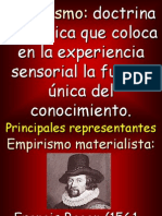 Empirismo y Racionalismo