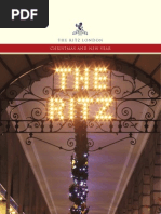 Download The Ritz London - Christmas 2009 Dinner Menu by The Ritz Hotel London SN20049394 doc pdf