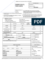 Member's Data Form (data Mdf) Print (No