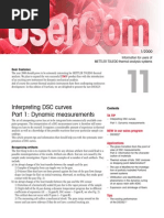 Interpretation of DSC Curves in Polymer Analysis 2000 - Toledo