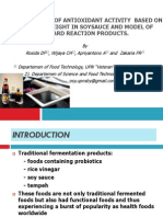 The Comparison of Antioxidant Activity Based On Molecular Weight in Soysauce and Model of Maillard Reaction Products