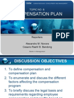 Compensation Plan Overview by Alexandro Novora & Cesario Bandong