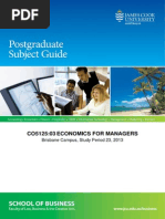Download CO5125 Economics for Managers JCUB SP 23 20131 by Umair Ayub SN200538364 doc pdf