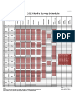 2013 Radio Survey Schedule Web