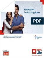 Hdfc standard Click To Protect plan Brochure