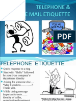 Email & Telephone ETIQUETTE