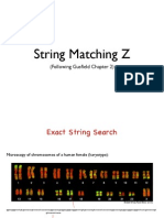 String Matching Z: (Following Gusfield Chapter 2)